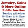 Sun.@10am - Jewelry, Coins & More Online Auction 10/18