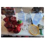 J2 - COLLECTIBLE GLASSWARE, BOTTLES, SNO-GLOBES