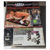 J2 - PUSHUP TRAINING SYSTEM, DUMBBELL RACK (G37)