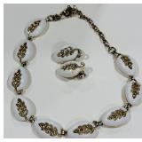 VINTAGE NECKLACE AND EARRINGS SET