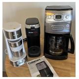 J2 - LOT OF THREE COFFEE MAKERS (K9)