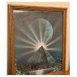 J2 - COSMIC STREET ART PRINT FRAMED 22X18" (E10)