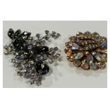 VINTAGE RHINESTONES BROOCHES