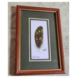 J2 - COSTA RICA TROPICAL BIRD ART FRAMED (L47)