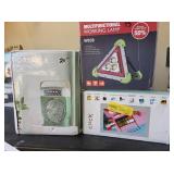MINI COLD FAN, WORK LIGHT, CLOCK/MAKEUP GIFT BOX