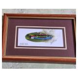 J2 - COSTA RICA SIGNED ART FRAMED (L48)