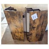 J2 - PAIR OF WALL-MOUNTED SHELVES (Y7)