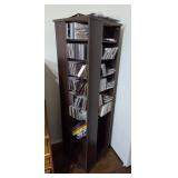 J2 - CD STORAGE TOWER WITH CONTENTS (E27)