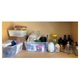 J2 - GLASS JAR, BOTTLES, DISPENSERS & MORE (G23)