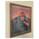 J2 - THOMAS A. JAGGER MUSEUM PRINT FRAMED 21X17"