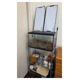 J2 - METAL SHELVING, TERRARIUM & SUPPLIES (E2)