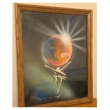 J2 - JOE RECTOR ARTWORK FRAMED 22X18" (E9)