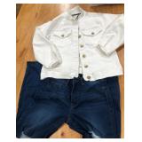 430 - DG2 (XS) TOP & REWASH BRAND JEANS (7) (A48)