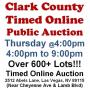 Thur.@4pm - Clark County Timed Online Public Auction 10/15