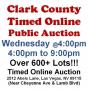 Wed.@4pm - Clark County Timed Online Public Auction 10/14