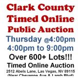 WELCOME TO OUR THUR. @4pm ONLINE PUBLIC AUCTION