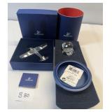 503 - 2 SWAROVSKI CRYSTAL FIGURINES (B80)