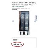 M - OXFORD ENGLISH DICTIONARY 2-VOL. SET (B12)