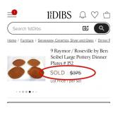 M - ROSEVILLE OVENPROOF BREAD PLATES (L60)