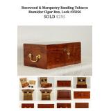 502 - CIGAR HUMIDOR W/ KEY