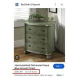 M - THREE-DRAWER CHEST WITH CONTENTS (L69)