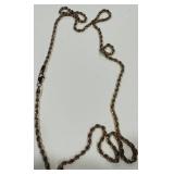GOLD-TONE ROPE CHAIN
