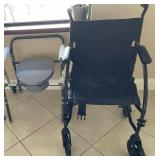 M - WHEELCHAIR & PORTABLE TOILET (L25)