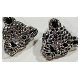 PANTHERE HEAD EARRINGS