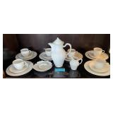 M - VINTAGE PORCELAIN TEA/COFFEE SET (L39)