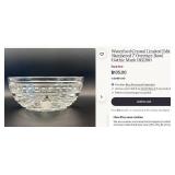 502 - WATERFORD CRYSTAL BOWL & BIRD FIGURINE