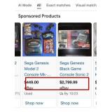 503 - SEGA GENESIS MODEL 2 GAMING CONSOLE (B128)