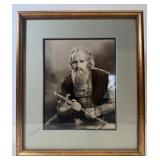 503 - 1950s SIGNED LEONARD WARREN PHOTO FRAMED