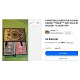 502 - CHRISTIAN LOUBOUTIN PLAYING CARD SET