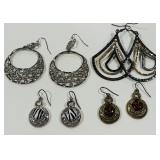 LOT OF COSTUME EARRINGS