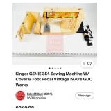 502 - SINGER GENIE SEWING MACHINE