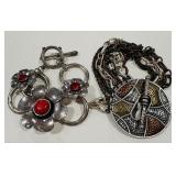 SILVERTONE COSTUME BRACELETS