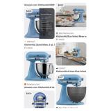 502 - KITCHEN AID STAND MIXER BLUE