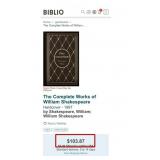 M - COMPLETE WORKS OF WILLIAM SHAKESPEARE (B43)