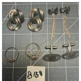 503 - MIXED LOT OF STERLING SILVER JEWELRY (B138)