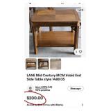 M - VINTAGE SIDE TABLE (B57)