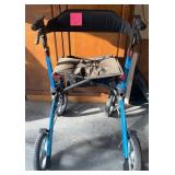 M - ROLLATOR WALKER WITH SEAT (G8)