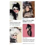 502 - THREE DECORATIVE WALL MASKS