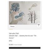 502 - SALVADOR DALI AUTUMN FROM SEASONS PRINT