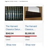 M - THE HARVARD CLASSICS DELUXE EDITION BOOKS (M16