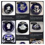 502 - TWO FRANKLIN MINT PAPERWEIGHTS