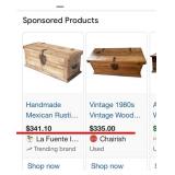 M - WOODEN STORAGE CHEST & TABLE LINENS (M8)