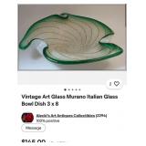 502 - VINTAGE ITALIAN ART GLASS BOWL