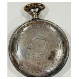 VINTAGE STERLING SILVER  WALTHAM POCKET  WATCH
