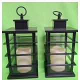 548 - TWO MATCHING CANDLE LANTERNS (A134)