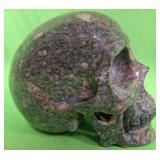 548 - CARVED STONE SKULL (A15)